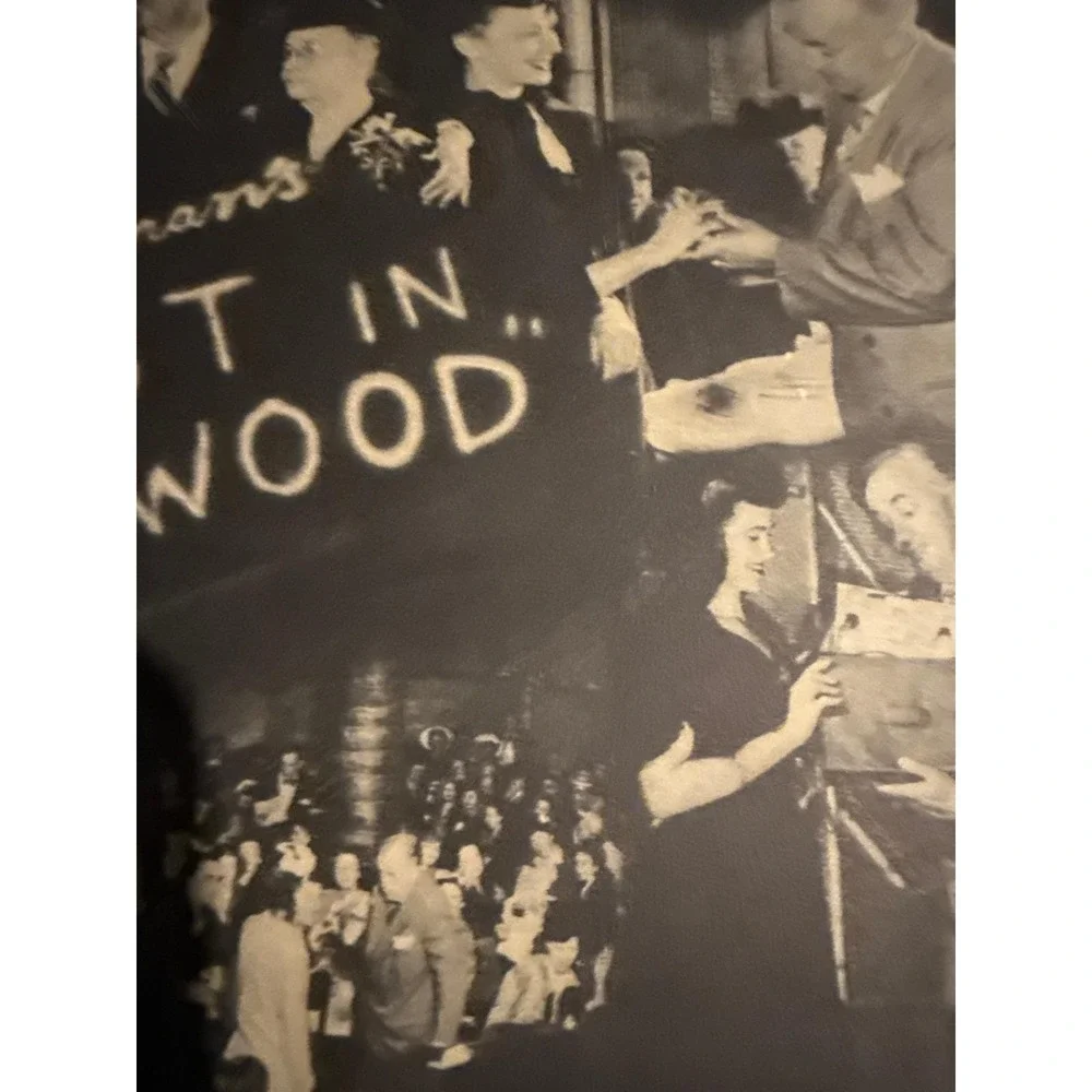 Breakfast in‎ Hollywood Souvenir Oversized Postcard Autograph Jack McElroy 1940s